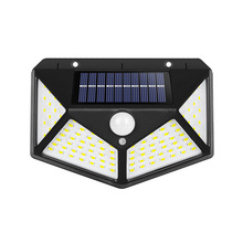 Solar Motion Sensor Wall Light, Outdoor Waterproof LED Security Lamp with 3 Lighting Modes